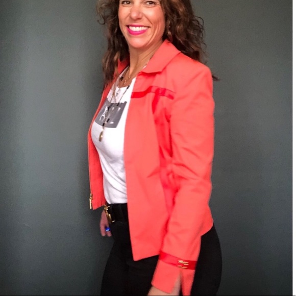 St. John Jackets & Blazers - St. John by Marie Gray Imperial Zip Front Blazer